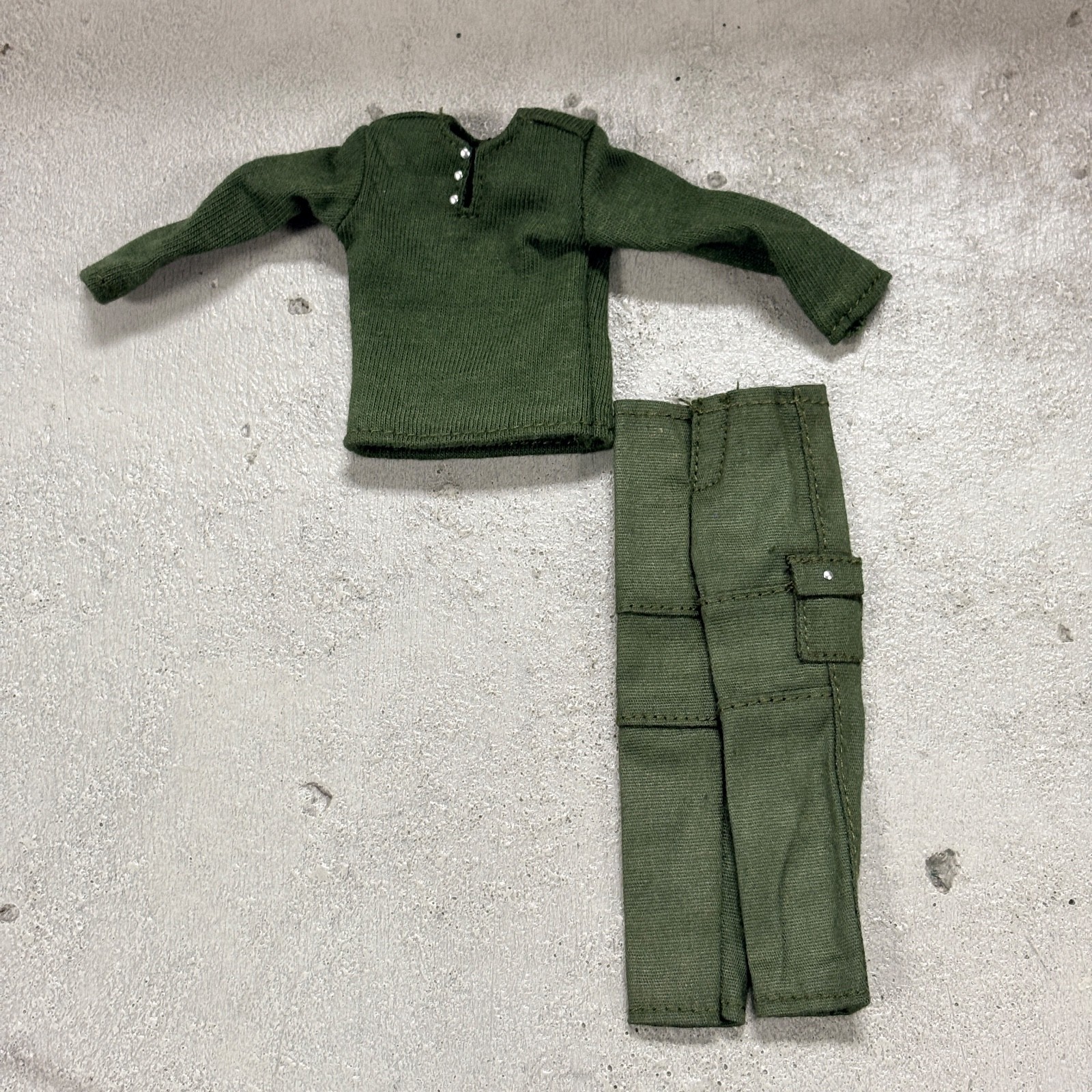 PB-DEX-SET: 1/12 Dexter Style Green Shirt and Pants for 6″ medium to slim body