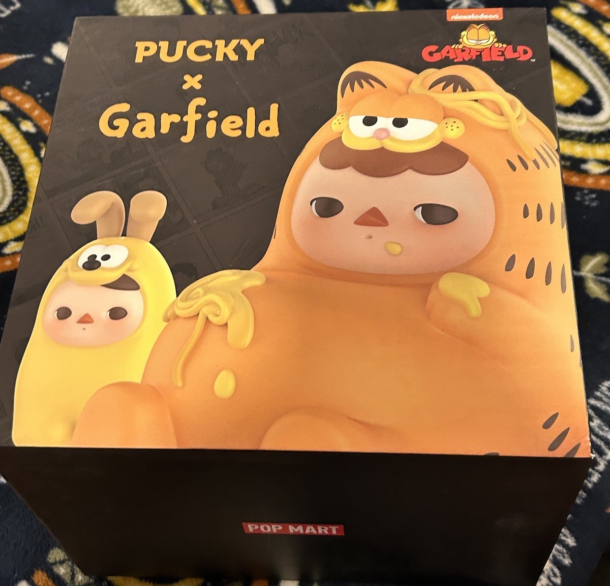 Authentic Pop Mart Pucky X Garfield Nickelodeon New