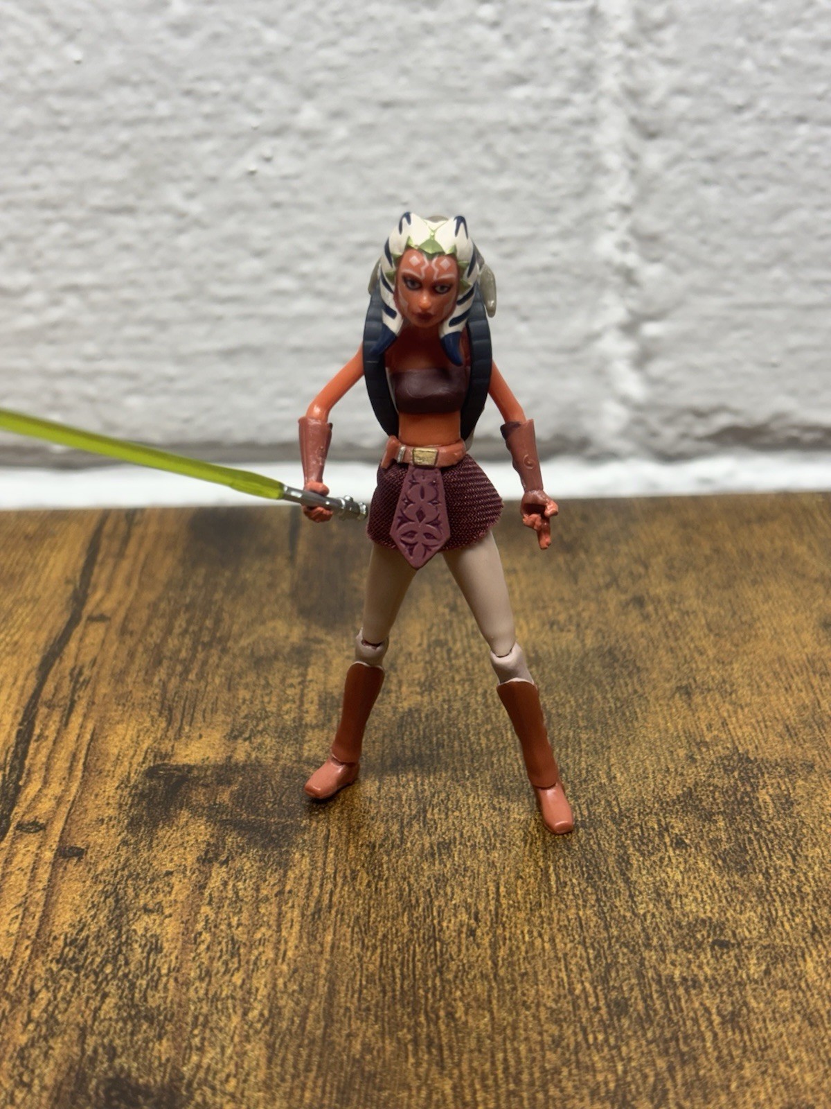 Star Wars 3.75 Clone Wars AHSOKA TANO w. Rotta