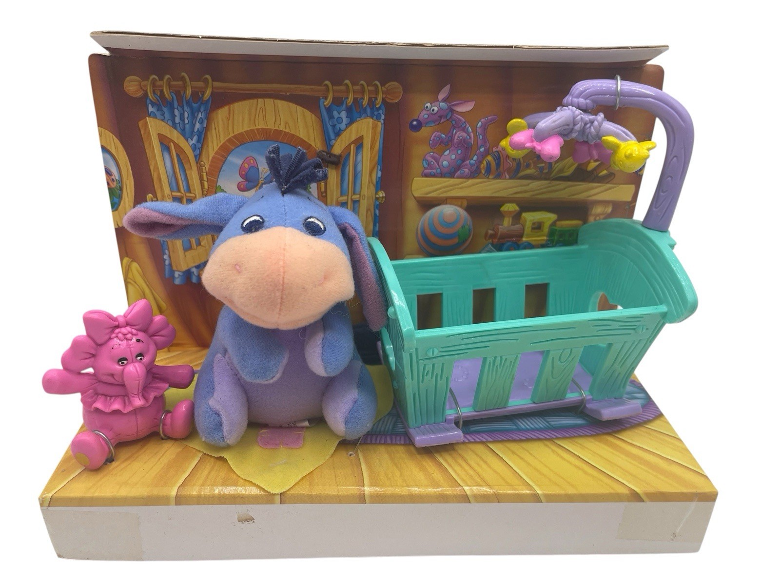 RARE Fisher Price Disney Baby EEYORE Heffalump Sleepy Time Playset 2003