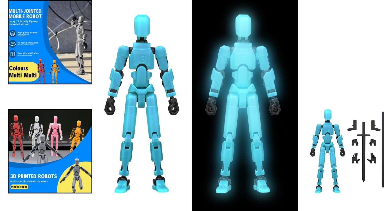 Soozafone’s T13 3D Printed Action Figure – Customizable Robot Toy for Collectors