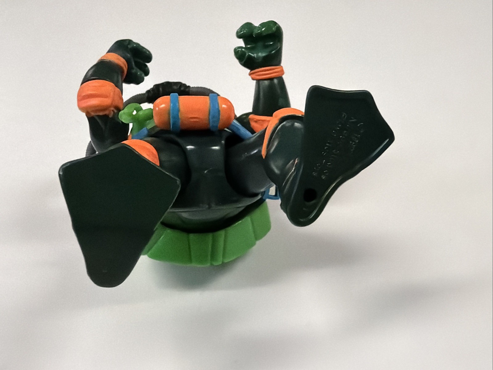 1992 Playmates Ninja Turtles Michelangelo Navy Seal Mike Belt Scuba Tank & Hoses