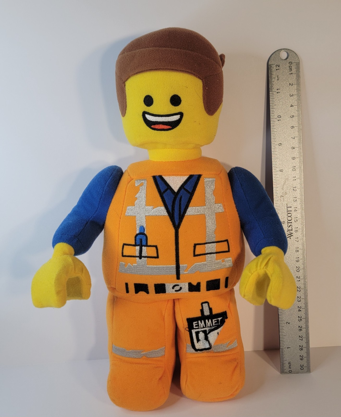 2018 LEGO Movie 2 Emmet Plush Figure Toy 13” Official Collectible