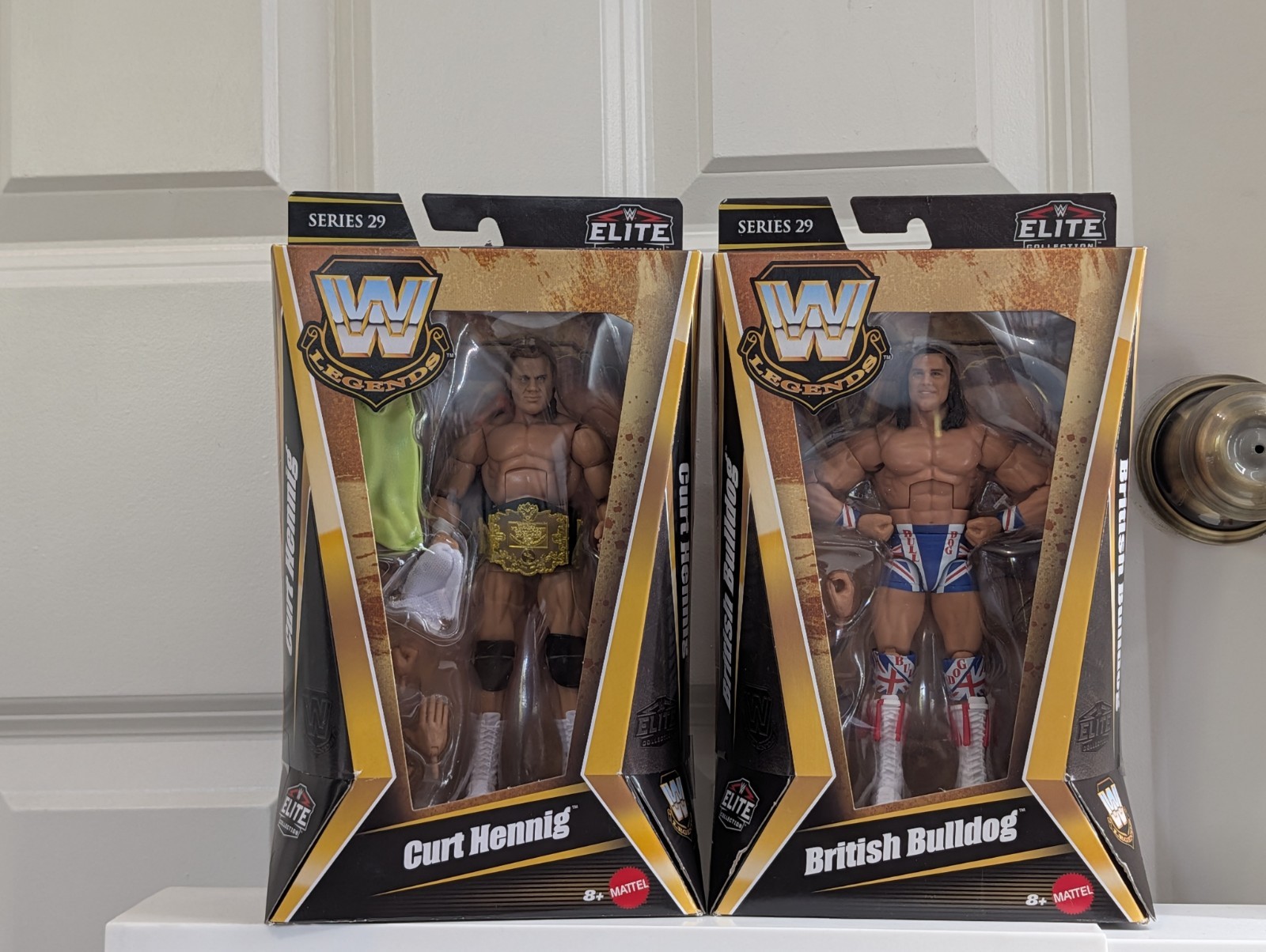 Wwe Elite Legends Series 29 British Bulldog And Curt Hennig New In Box