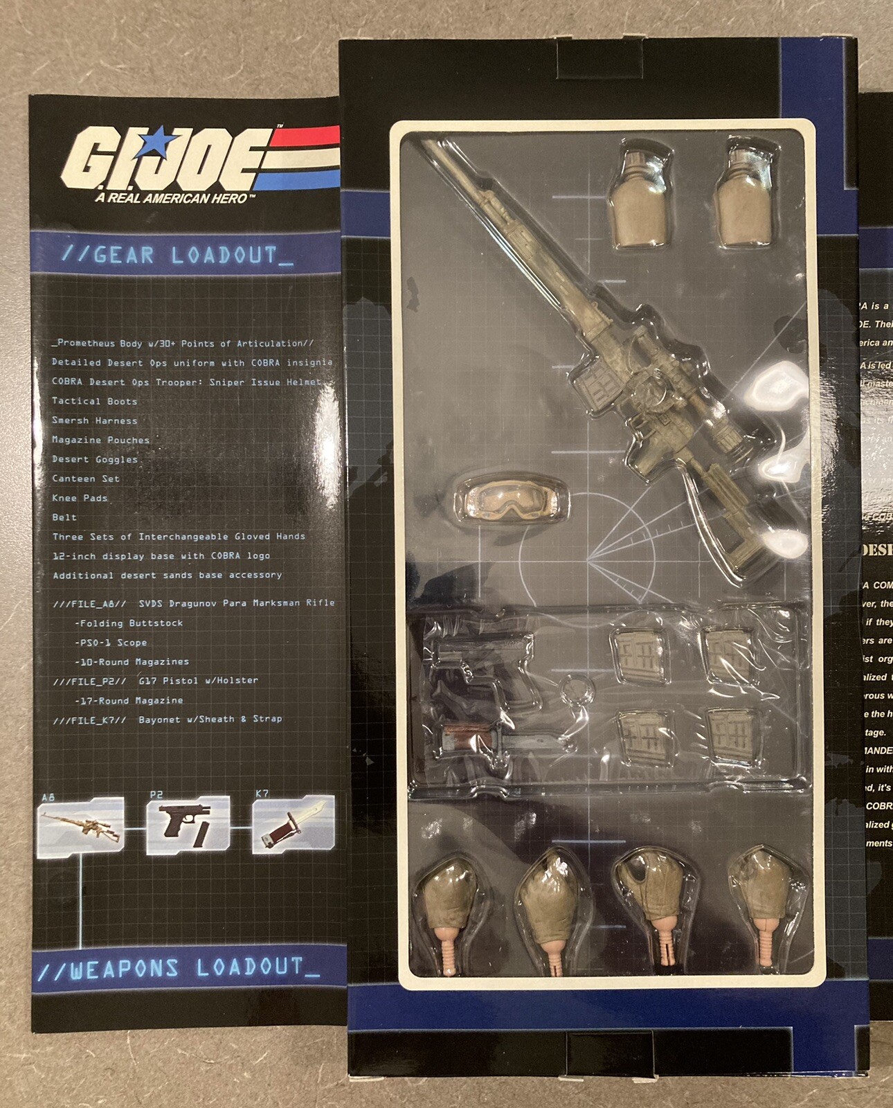 SIDESHOW G.I. JOE COBRA SNIPER THE ENEMY 100078 NEW UNOPENED SHIPS🌎WORLDWIDE