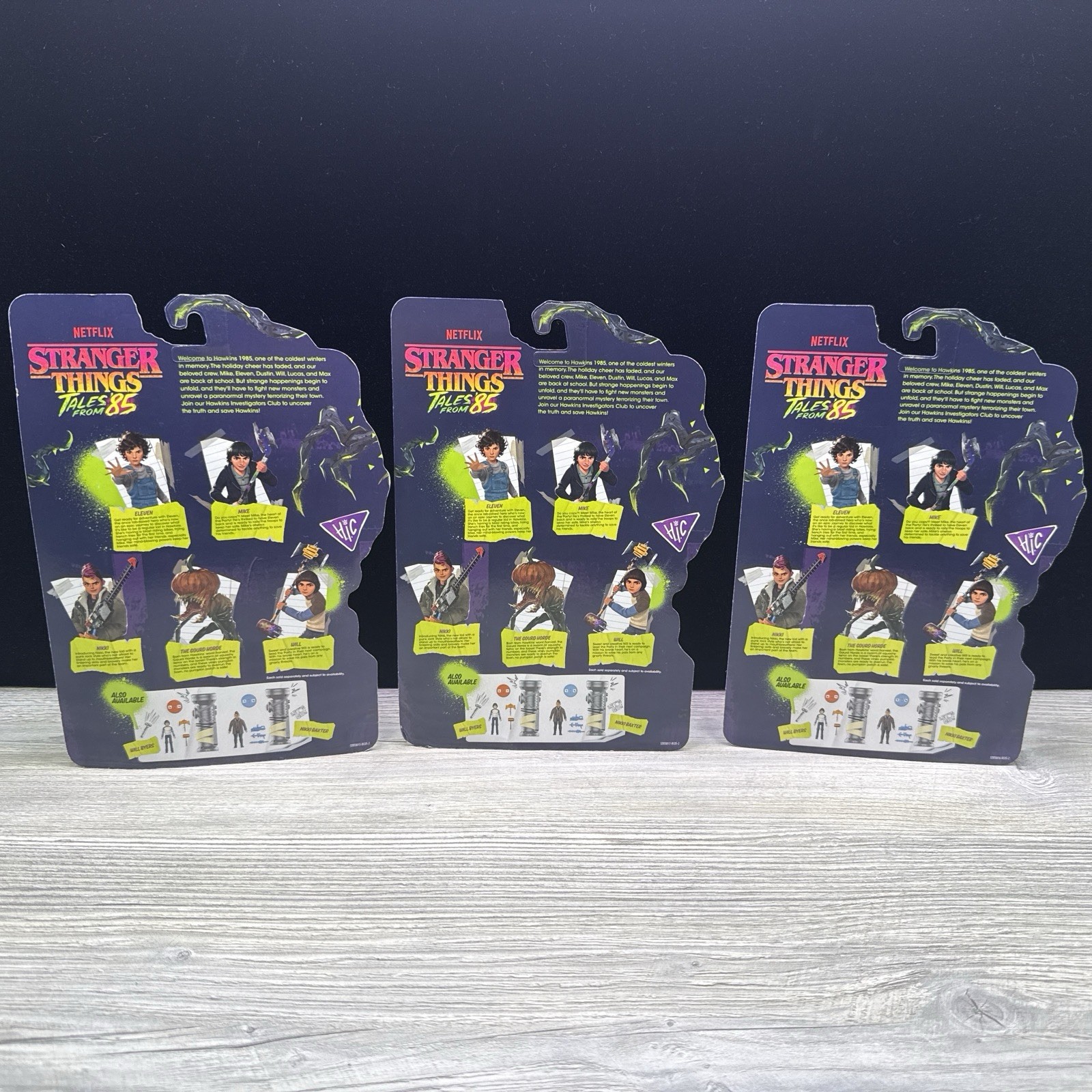 Stranger Things Tales From ’85 Jazwares Eleven Mike The Gourd Horde Lot of 3 New