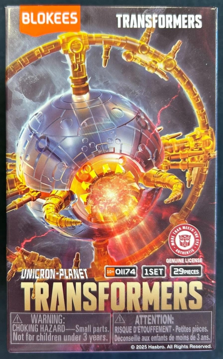 BLOKEES TRANSFORMERS CLEAR UNICRON PLANET SPECIAL EDITION KIT PROMOTIONAL IN USA