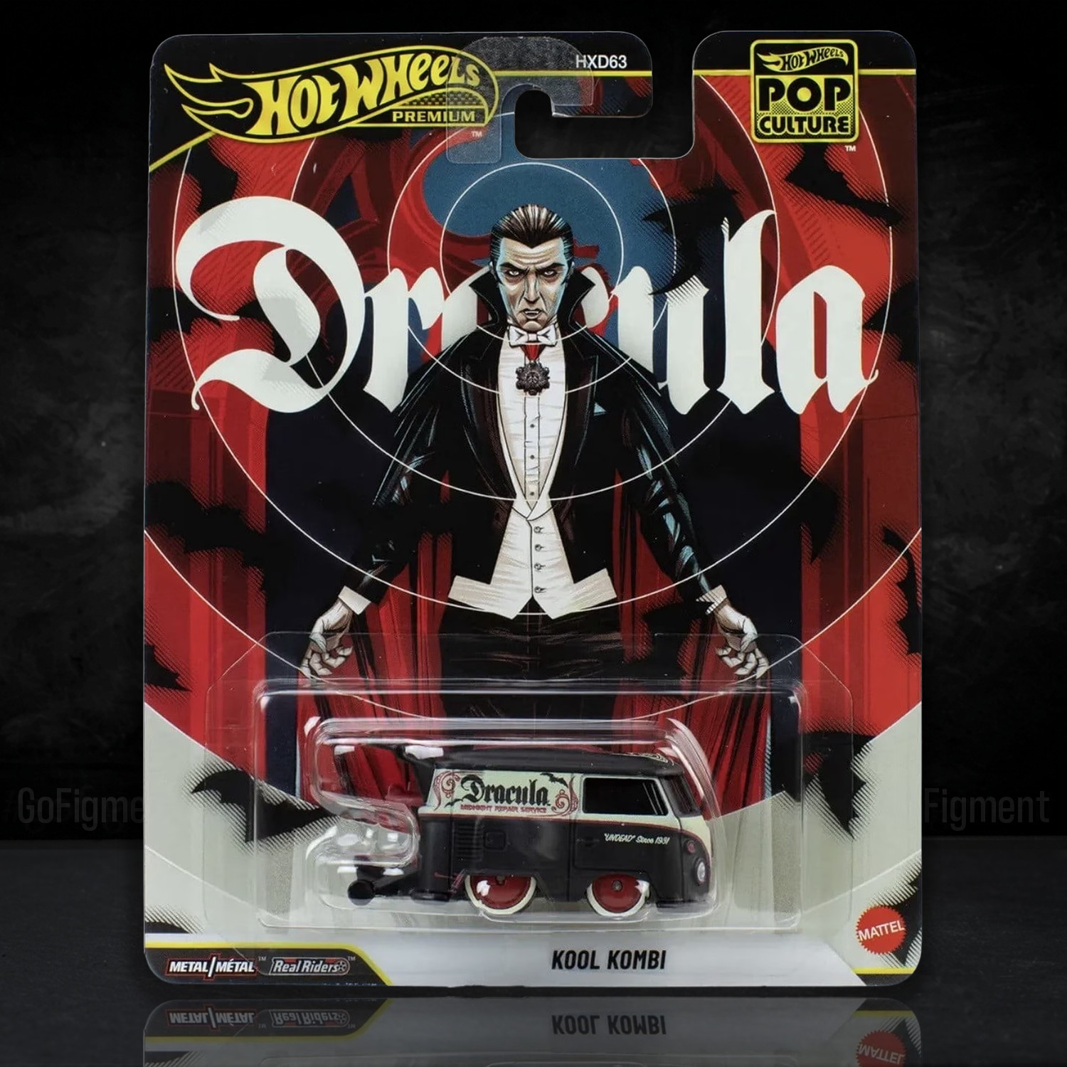 Dracula Kool Kombi 1:64 Scale Hot Wheels Premium Pop Culture Diecast Car