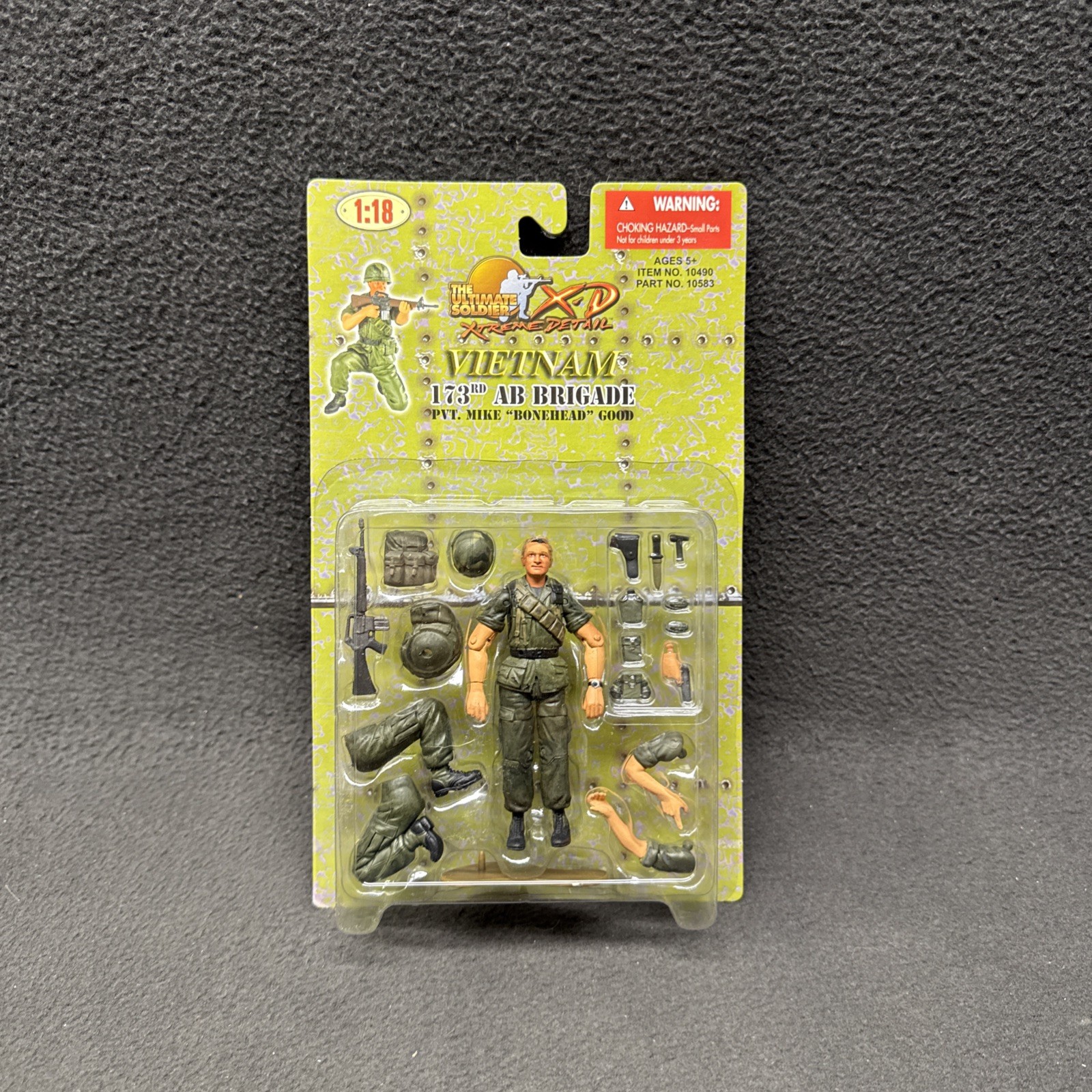 Ultimate Soldier PVT Mike Bonehead Good 173rd AB Brigade XD Vietnam Figure #2