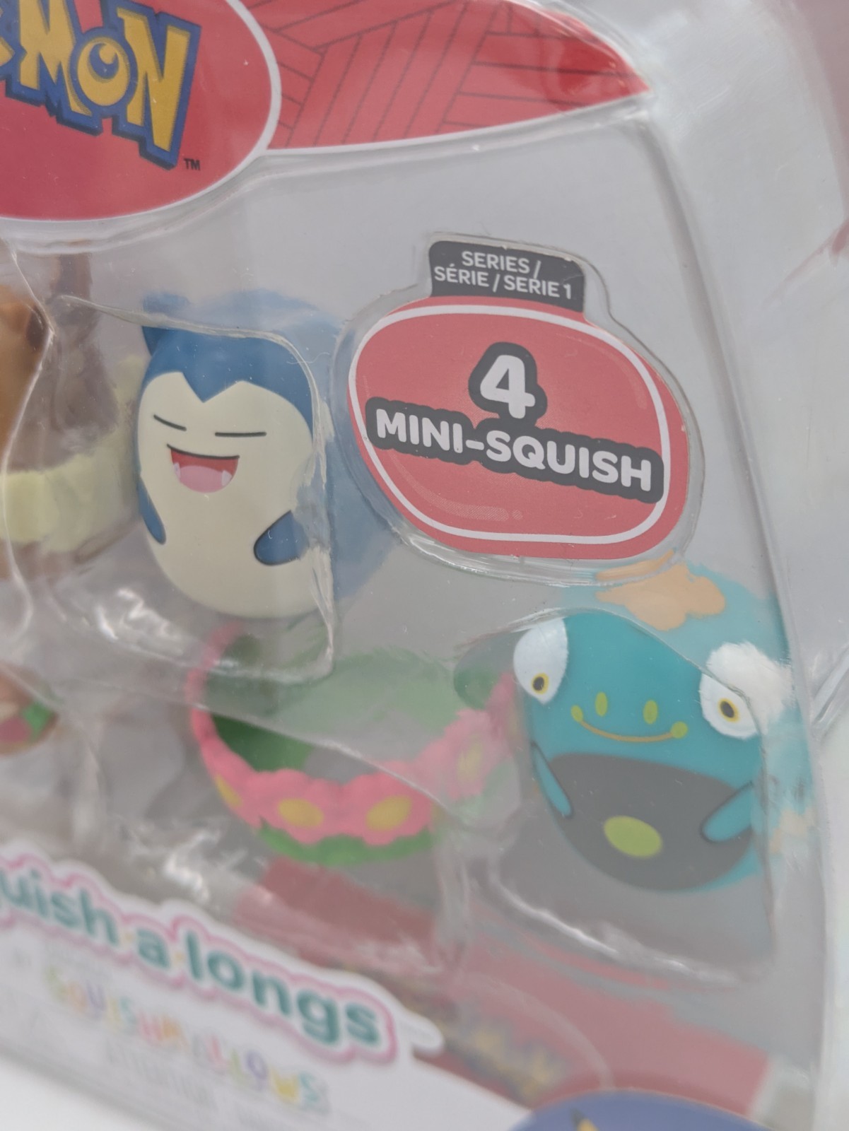 Pokémon Squishalongs Series 1 Mini Squish Complete Set of both packs 8 total sqs