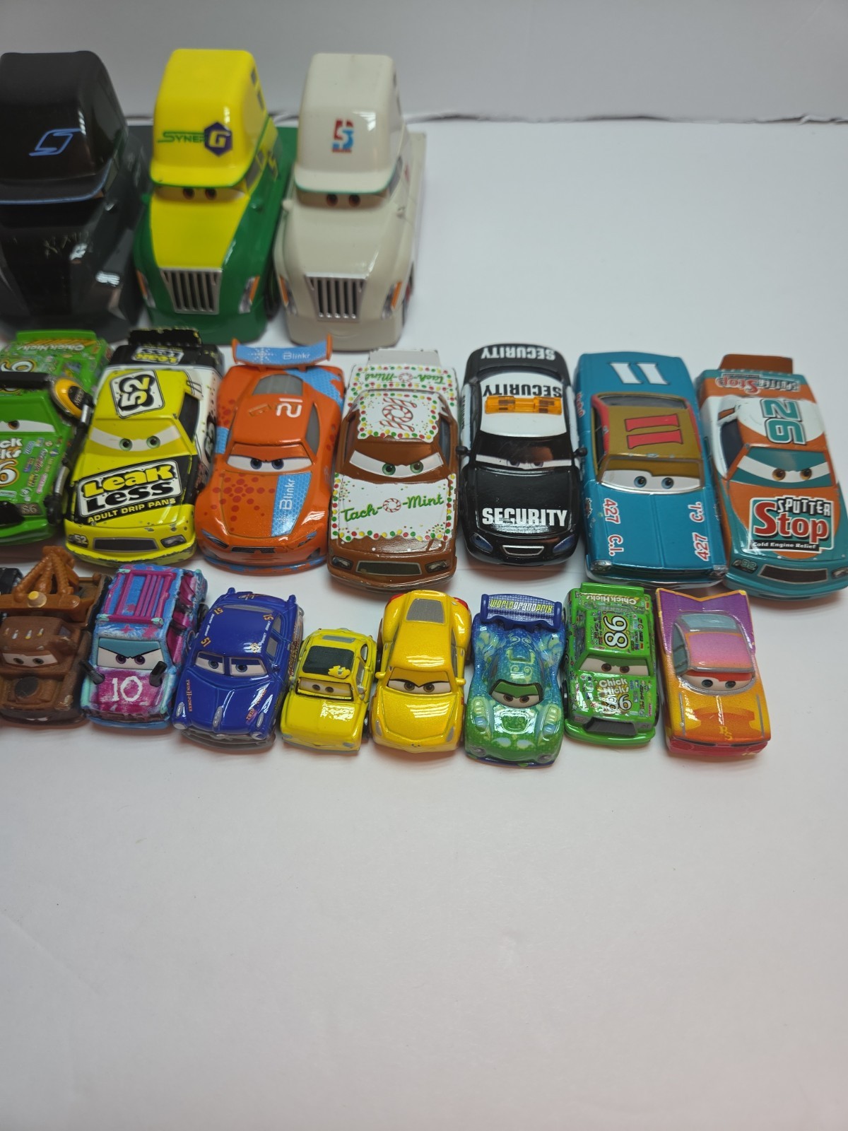 Disney Pixar Cars Mixed Lot Truck Cars And Mini Cars 25