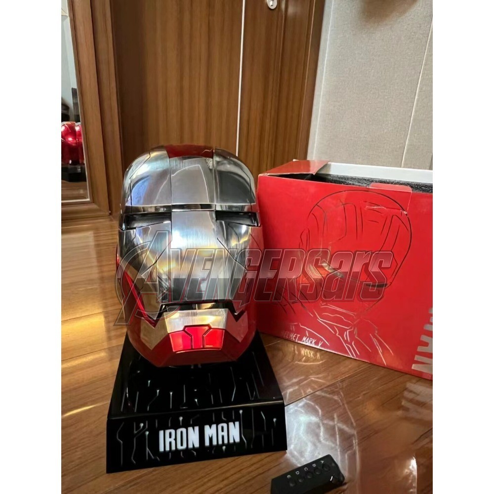Iron Man Helmet Autoking MK5 1/1 Voice-controlled Transform Mask Cosplay Prop
