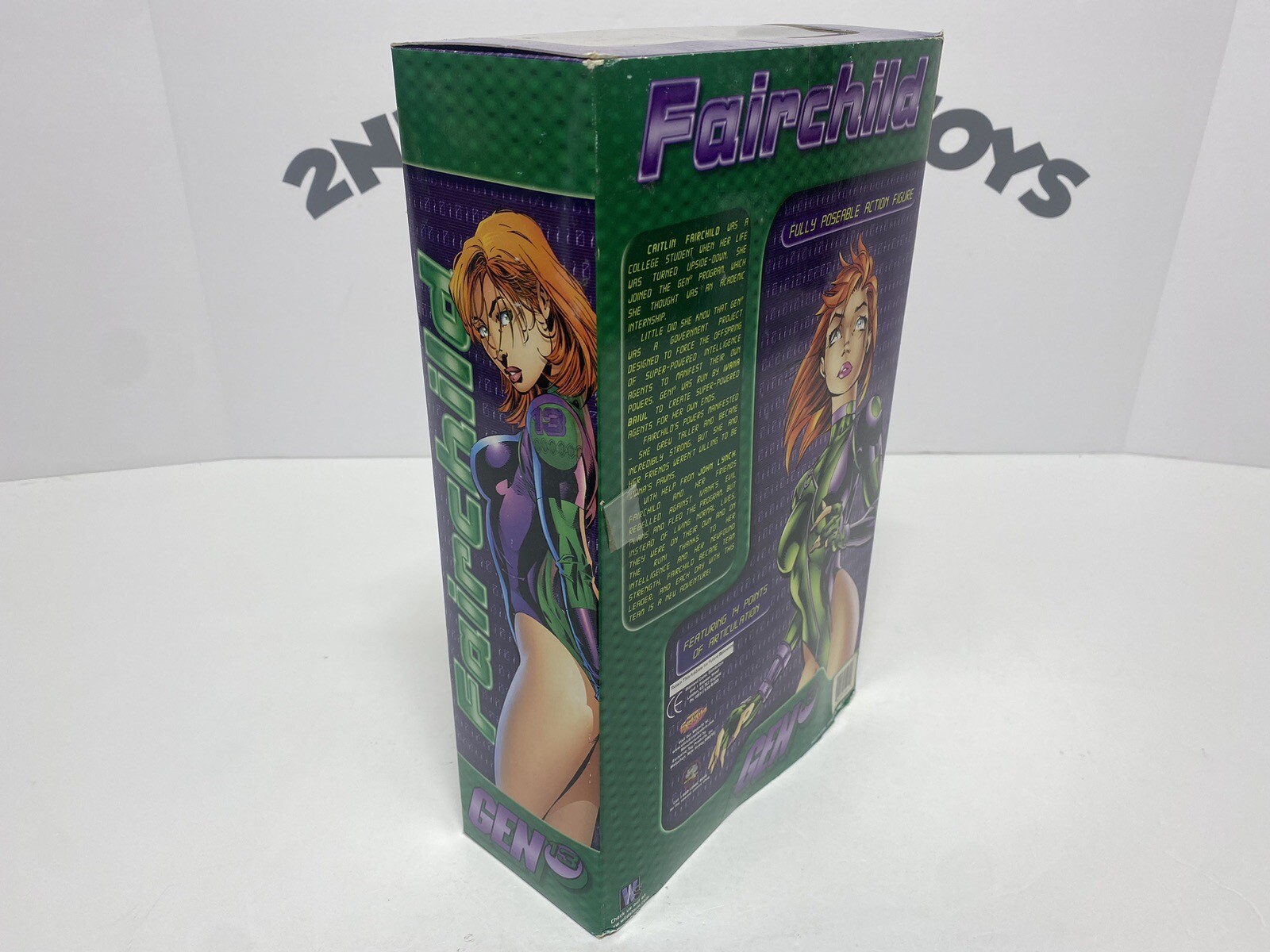 Gen13: Fairchild Action Figure + Chromium Comic Book, 1999, Wildstorm