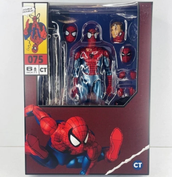 In Stock CT Toys MAFEX No.075 The Amazing Spider-Man Comic Ver. Action Figure