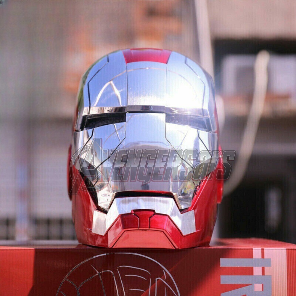 Iron Man Helmet Autoking MK5 1/1 Voice-controlled Transform Mask Cosplay Prop