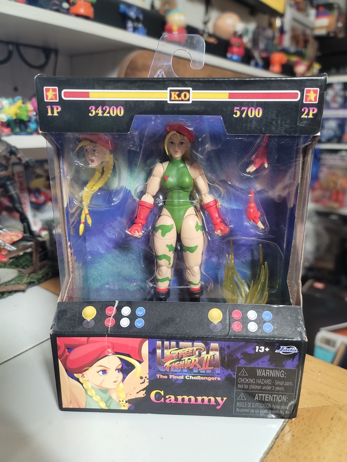 2024 Jada Toys Ultra Street Fighter II TFC CAMMY With Extra Figures