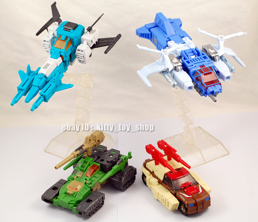 Kids Toy Pocket Size Small Scale MFT Car Fighter Robots Headmaster Model Figures