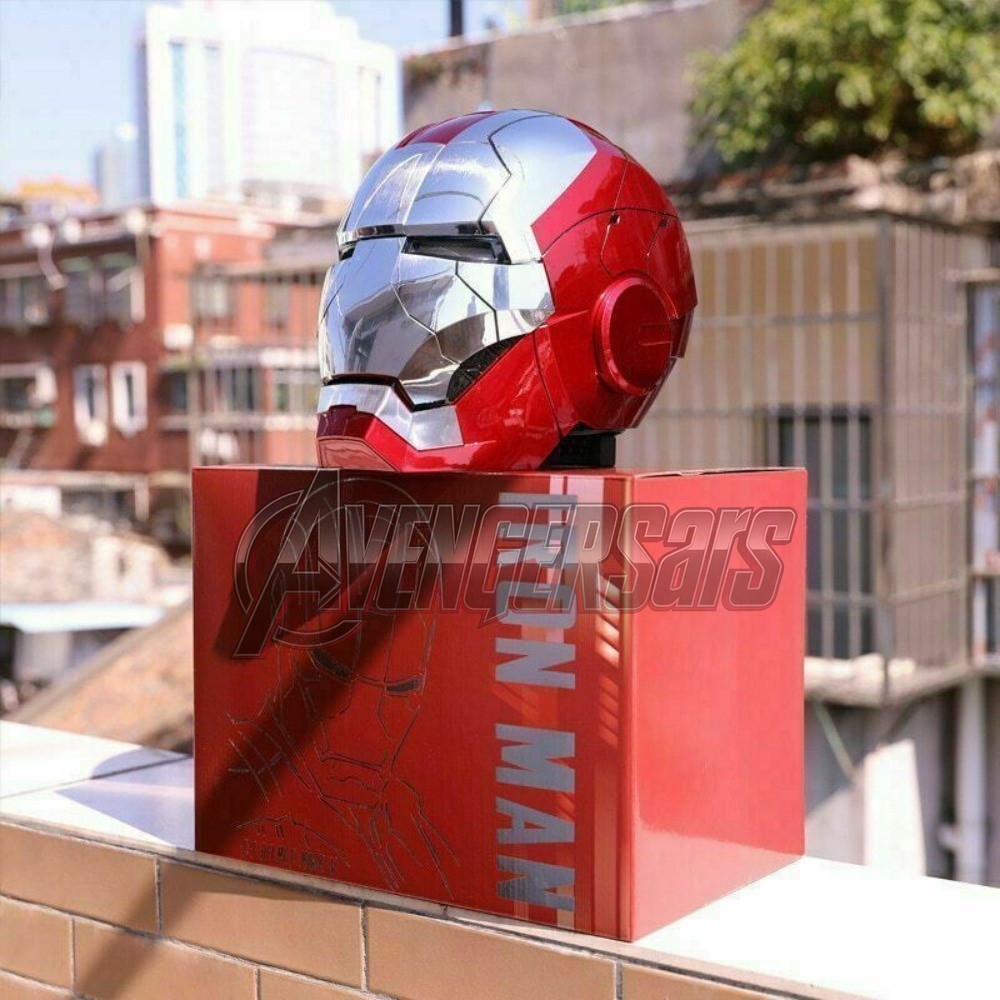 Iron Man Helmet Autoking MK5 1/1 Voice-controlled Transform Mask Cosplay Prop