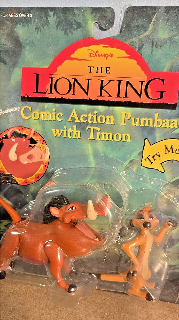 Lot of 2 NIB Vintage 90s Disney LION KING Action figures Toys sets 1990 Mattel