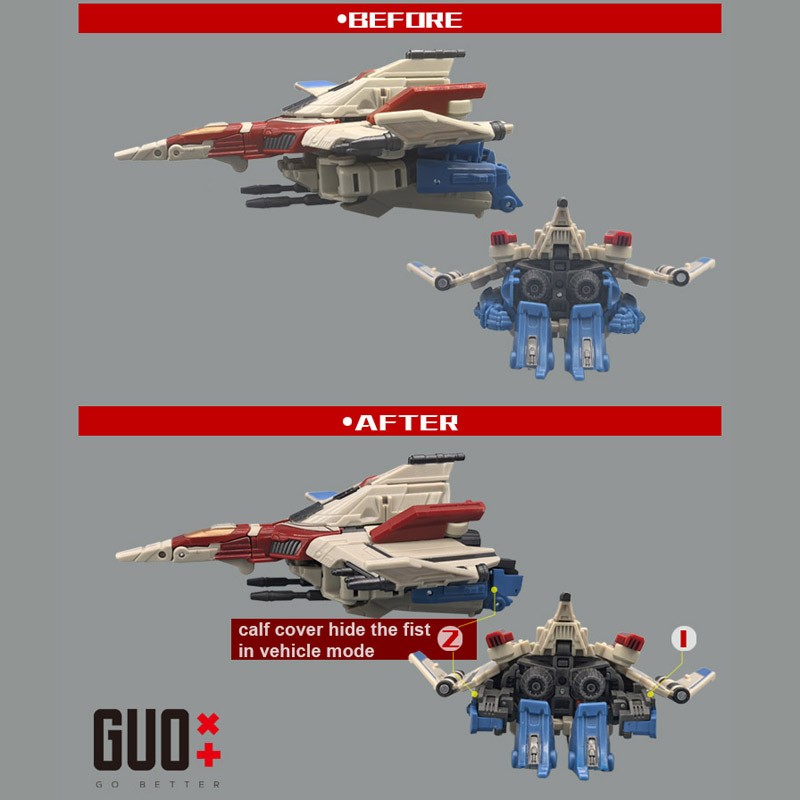 For Studio Series One Starscream Filling Parts Upgrade Kit Accessories GO BETTER