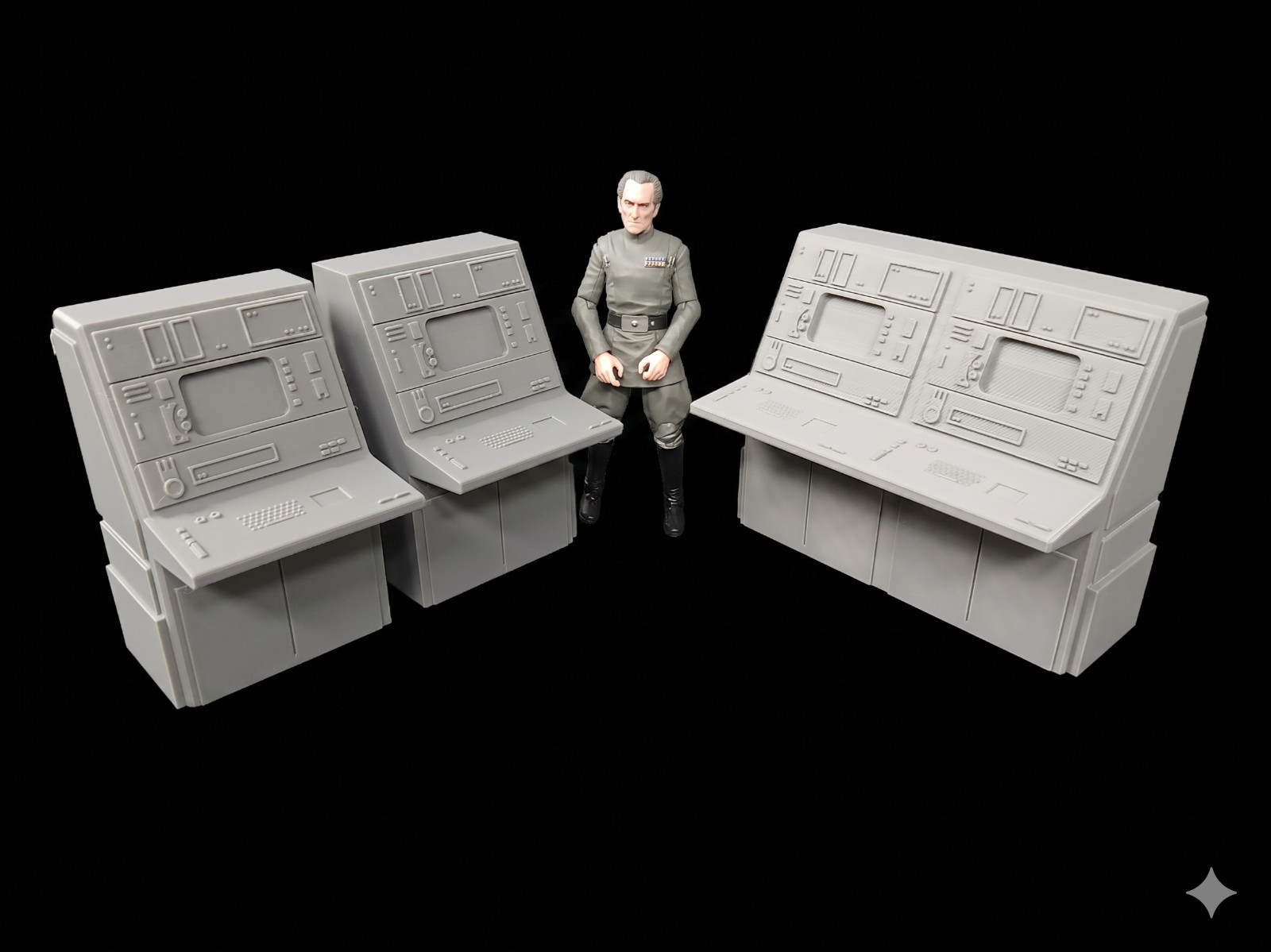 STAR DESTROYER COMPUTER 1:12 scale 6″ STAR WARS SCI FI FIGURE DIORAMA