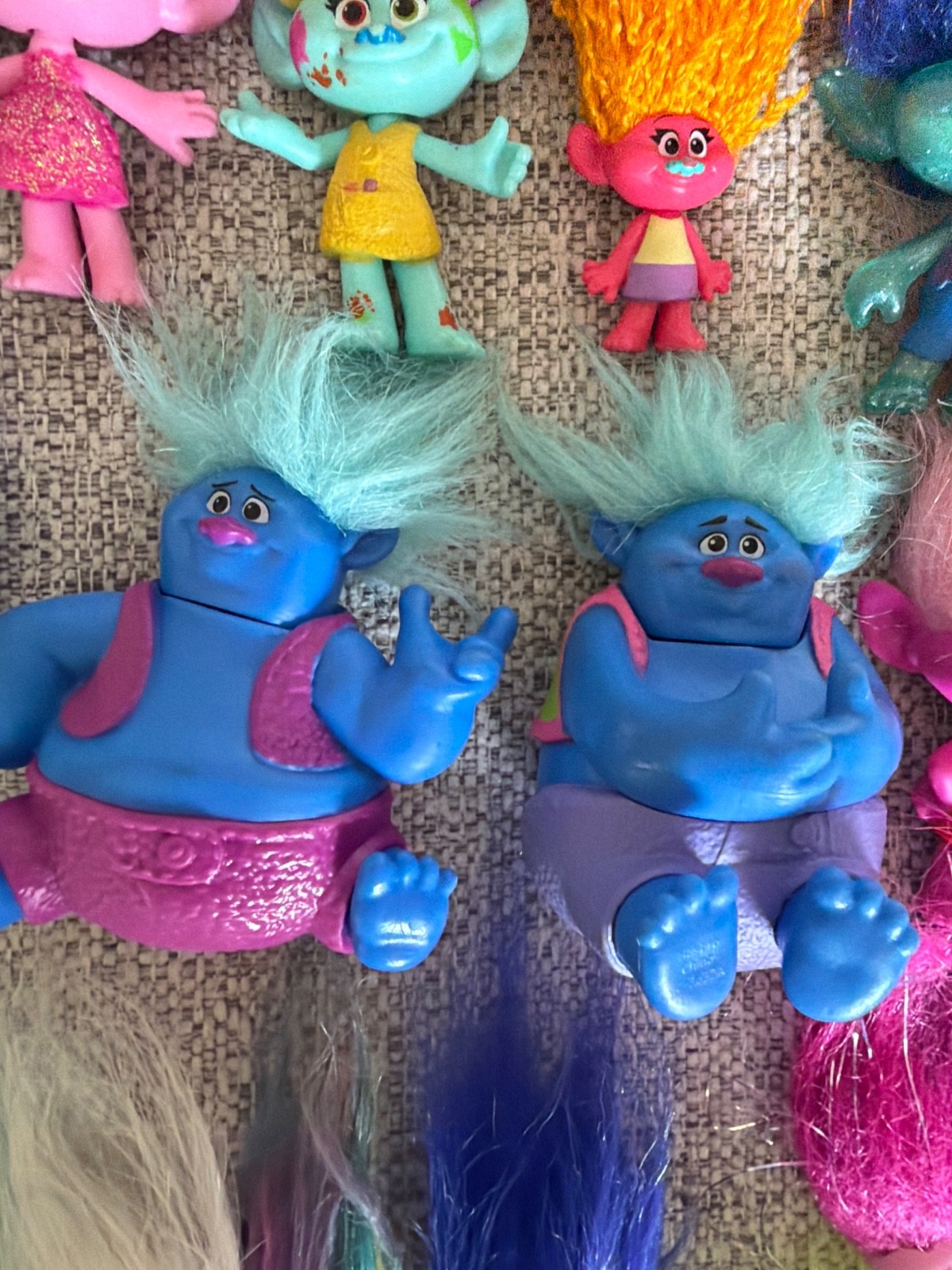 Dreamworks Trolls Movie Mixed Lot of 32 Figures Few Misc Accessories Toys Hasbro