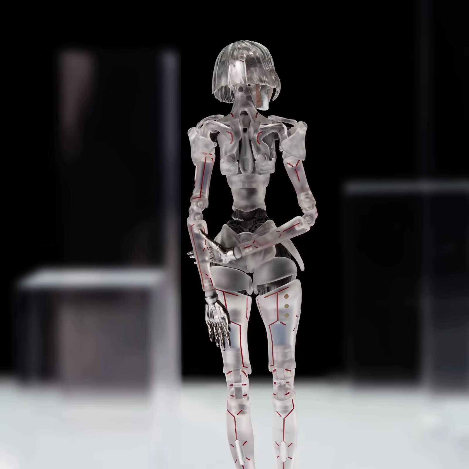 Female AI Agent Maiden Type C1 Transparent Ver. 1/12 Action Figure 17cm Statue