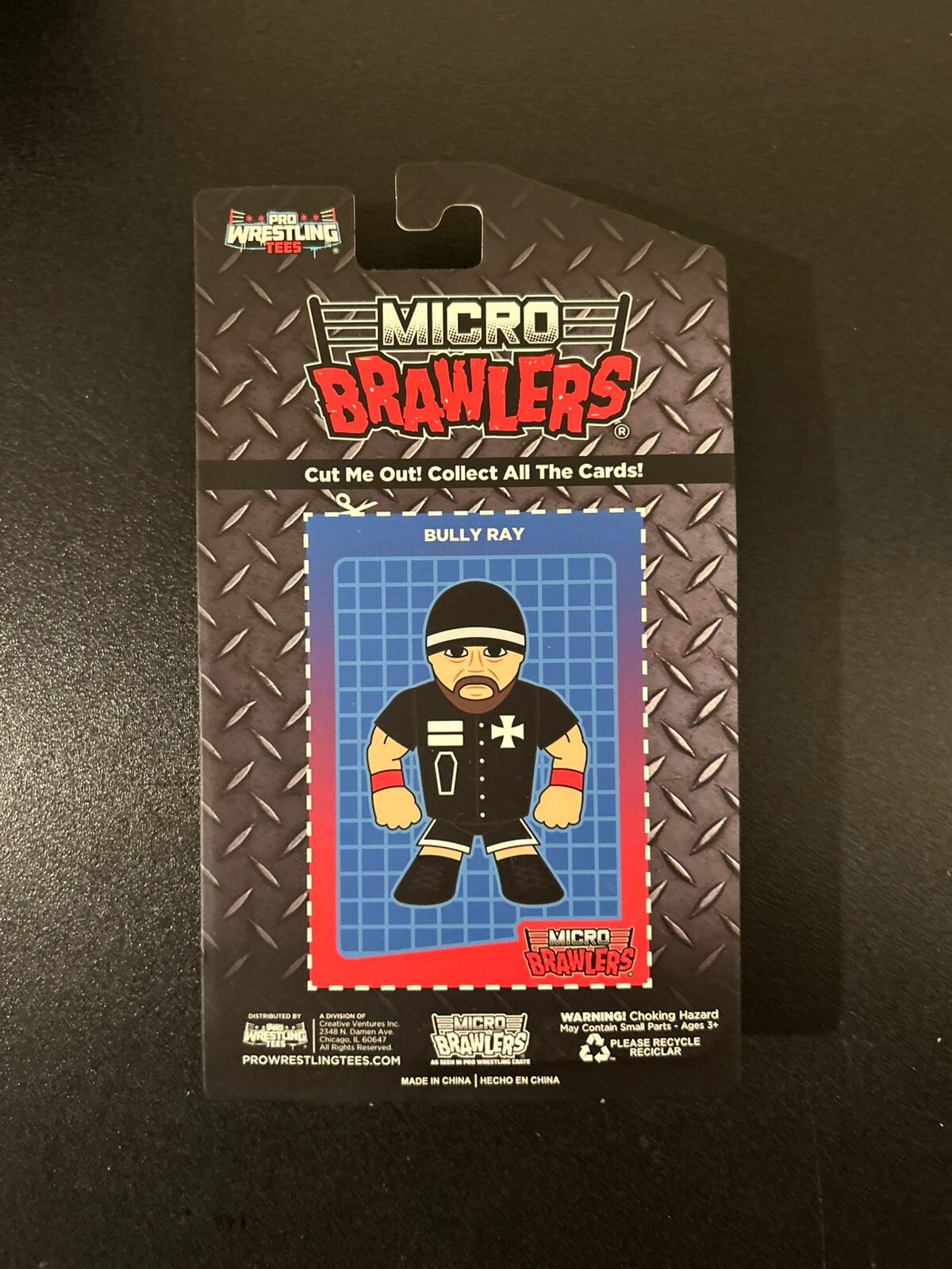 Micro Brawlers lot of 5 Adam Bomb Lex Luger Brian Pullman Tonga Loa Bully Ray