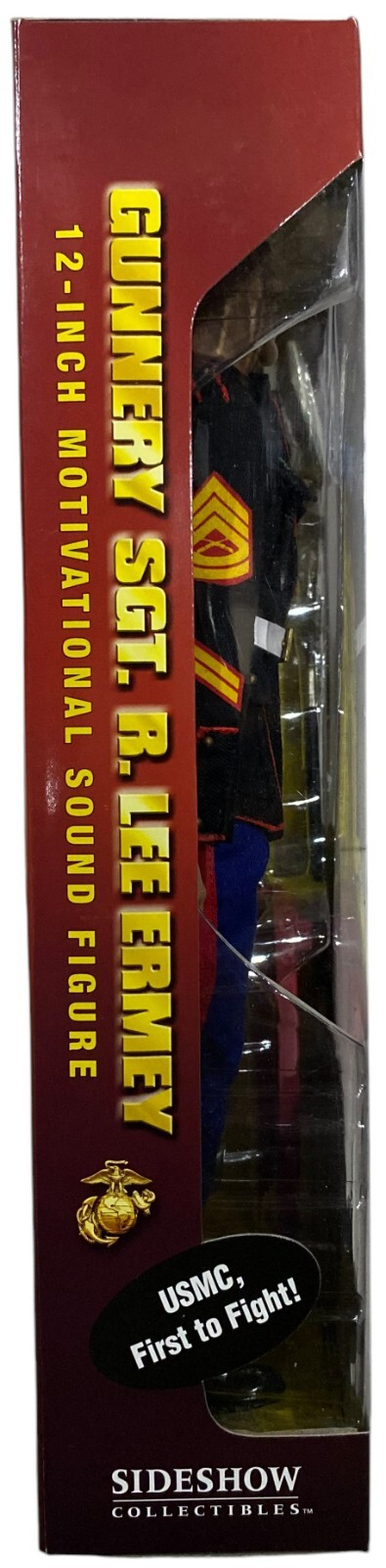 Sideshow Gunnery Sgt R.Lee Ermey Dress Blue Marine 1/6 12″Action Figure NEW 2006