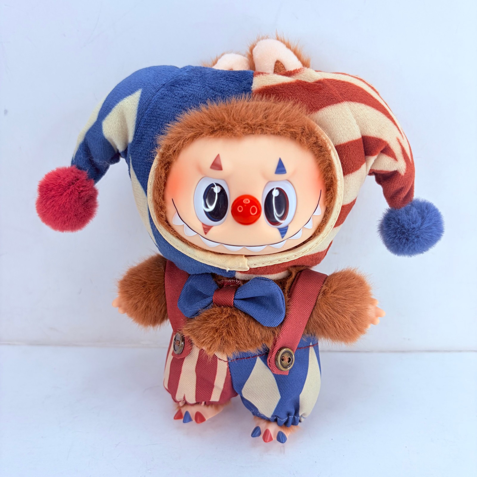 POP MART Why So Serious Series Labubu Pendant Plush Toy Doll – Juggling Clown