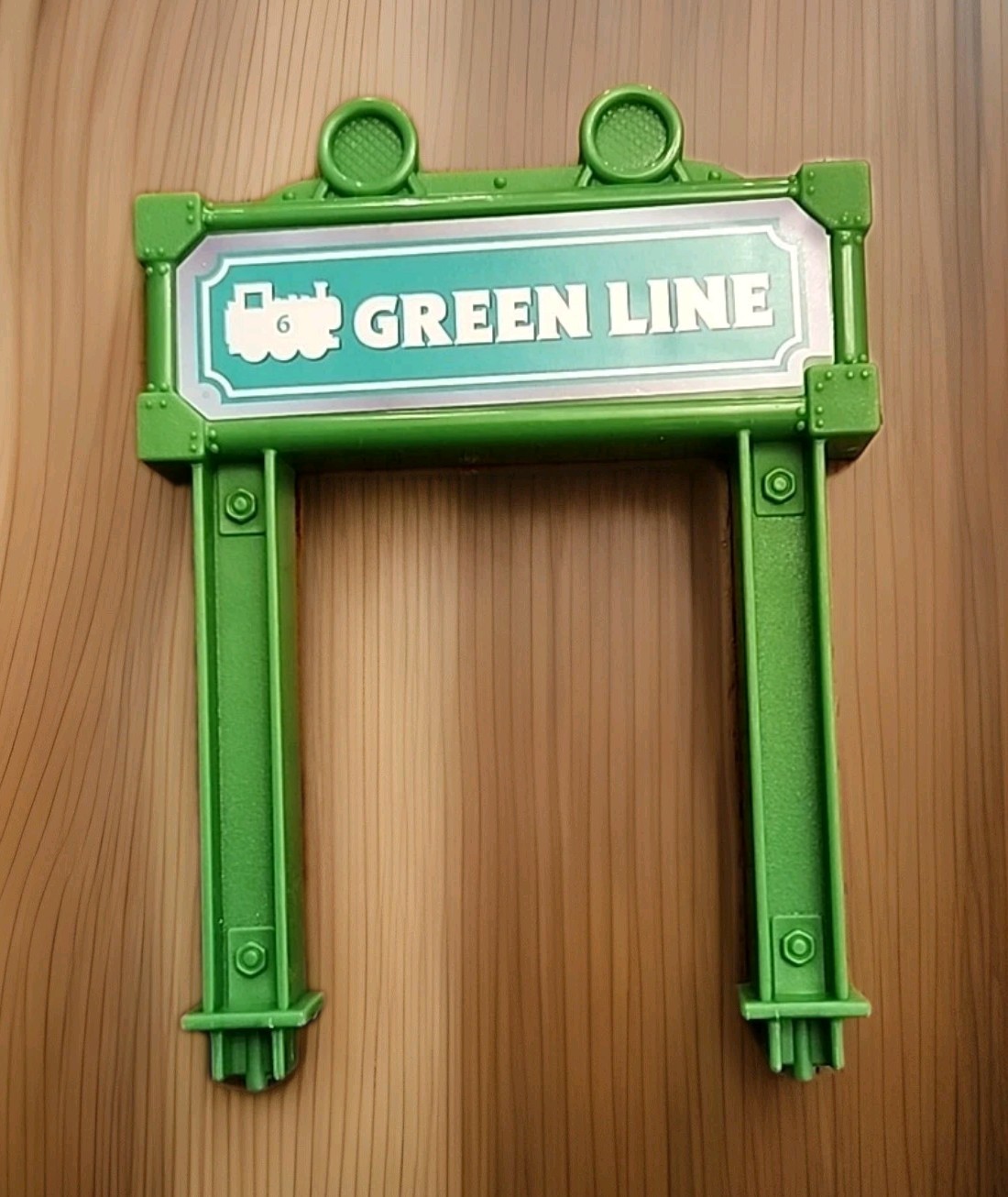 Thomas & Percy Talking Train Set Replacement Part GKL80 Sign Green Line