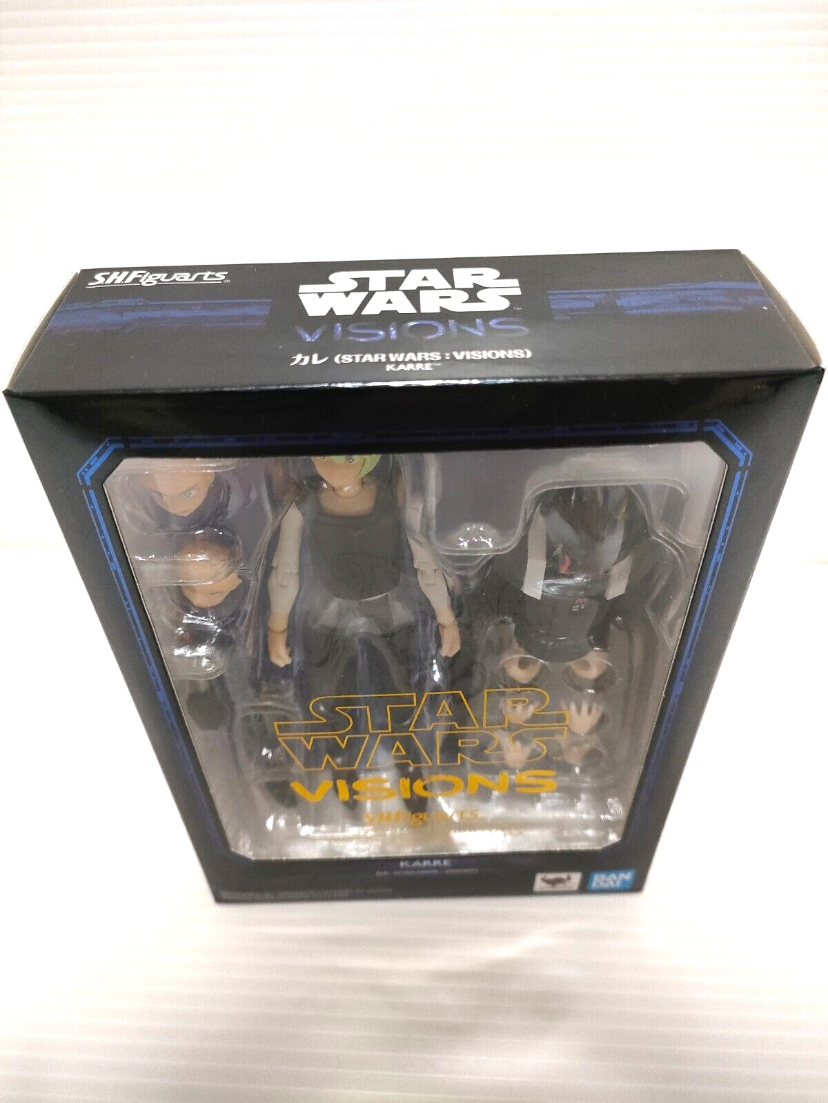 STAR WARS VISIONS KARRE Action Figure Black 5.51in PVC BANDAI S.H.Figuarts Toy