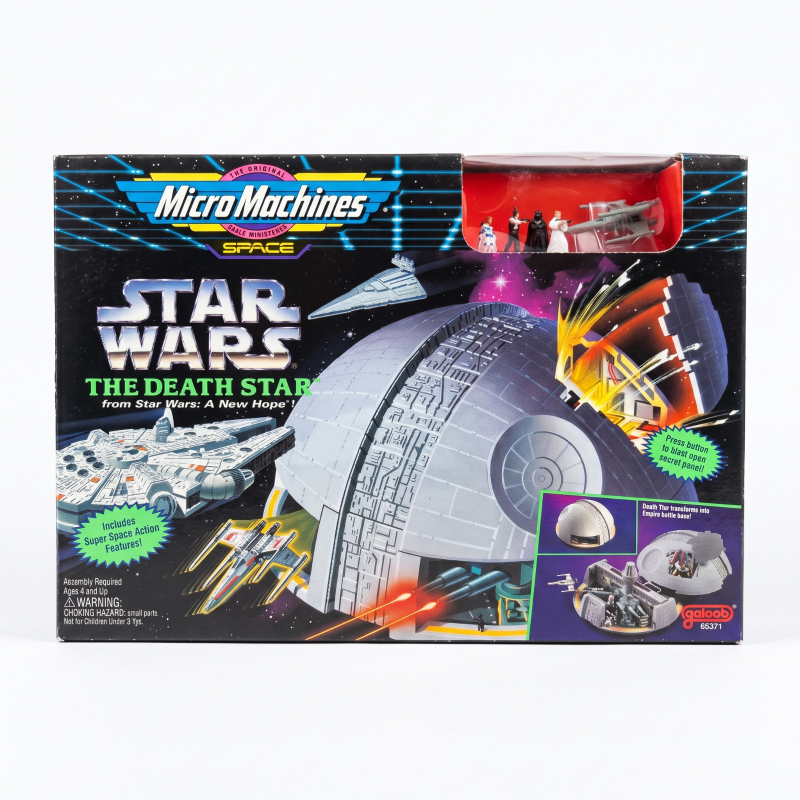 Star Wars Micro Machines Death Star 1994 Episode IV A New Hope NEW Sealed