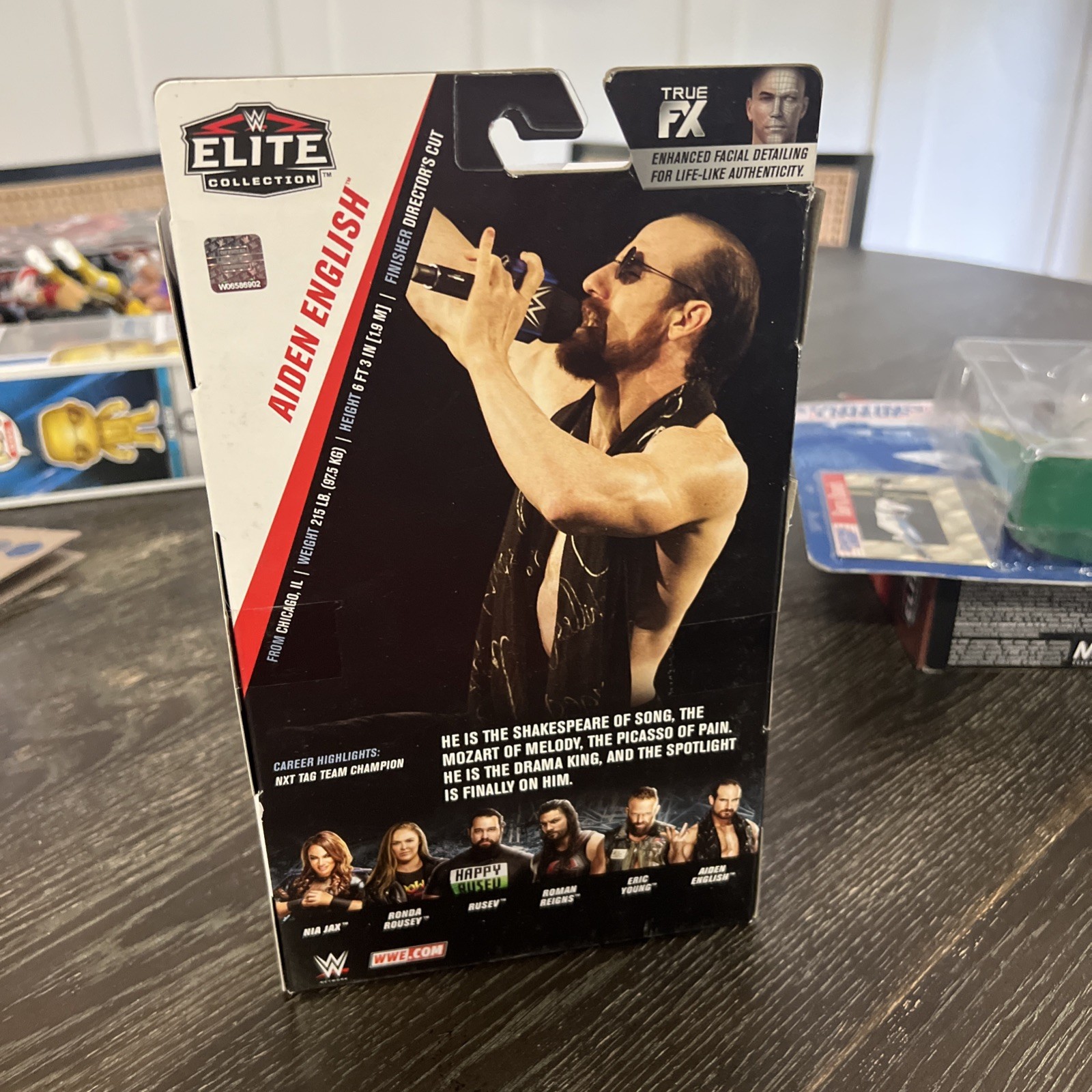 WWE True FX Elite Collection Series 65 Aiden English Wrestling Action Figure NIB