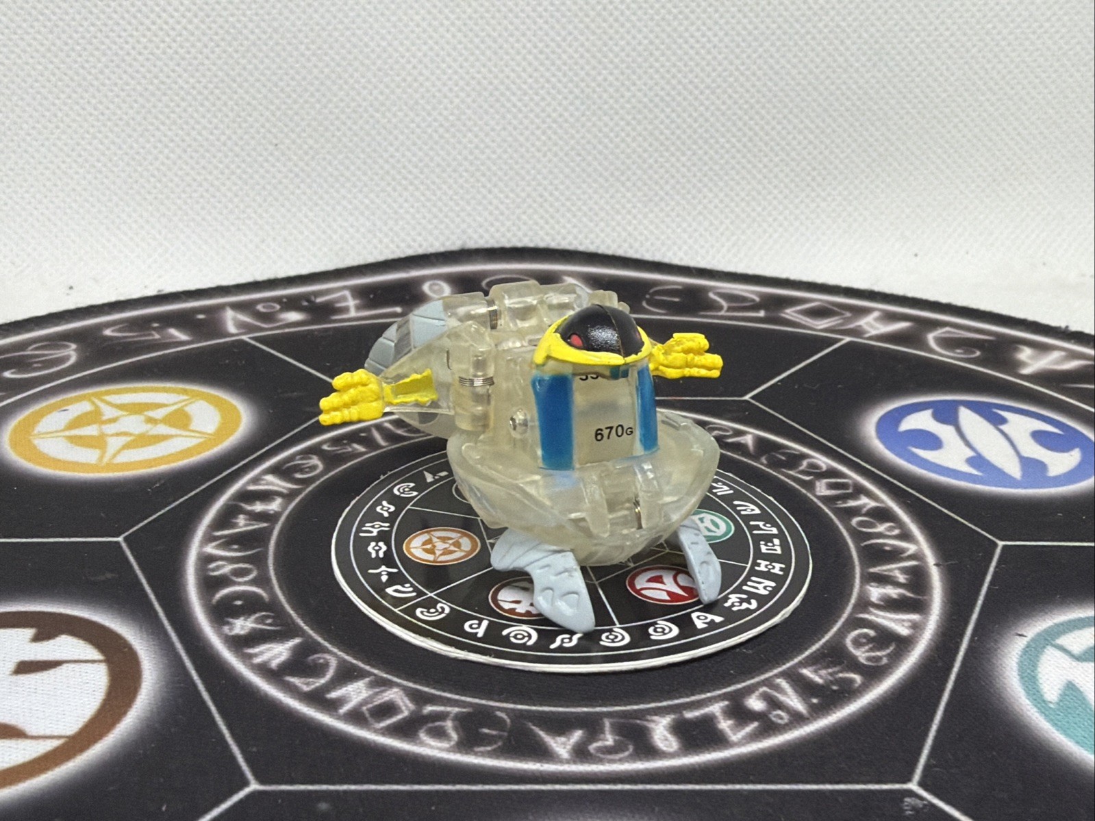 Bakugan Battle Brawlers B1 Haos Translucent Clear Preyas Japan Import VHTF