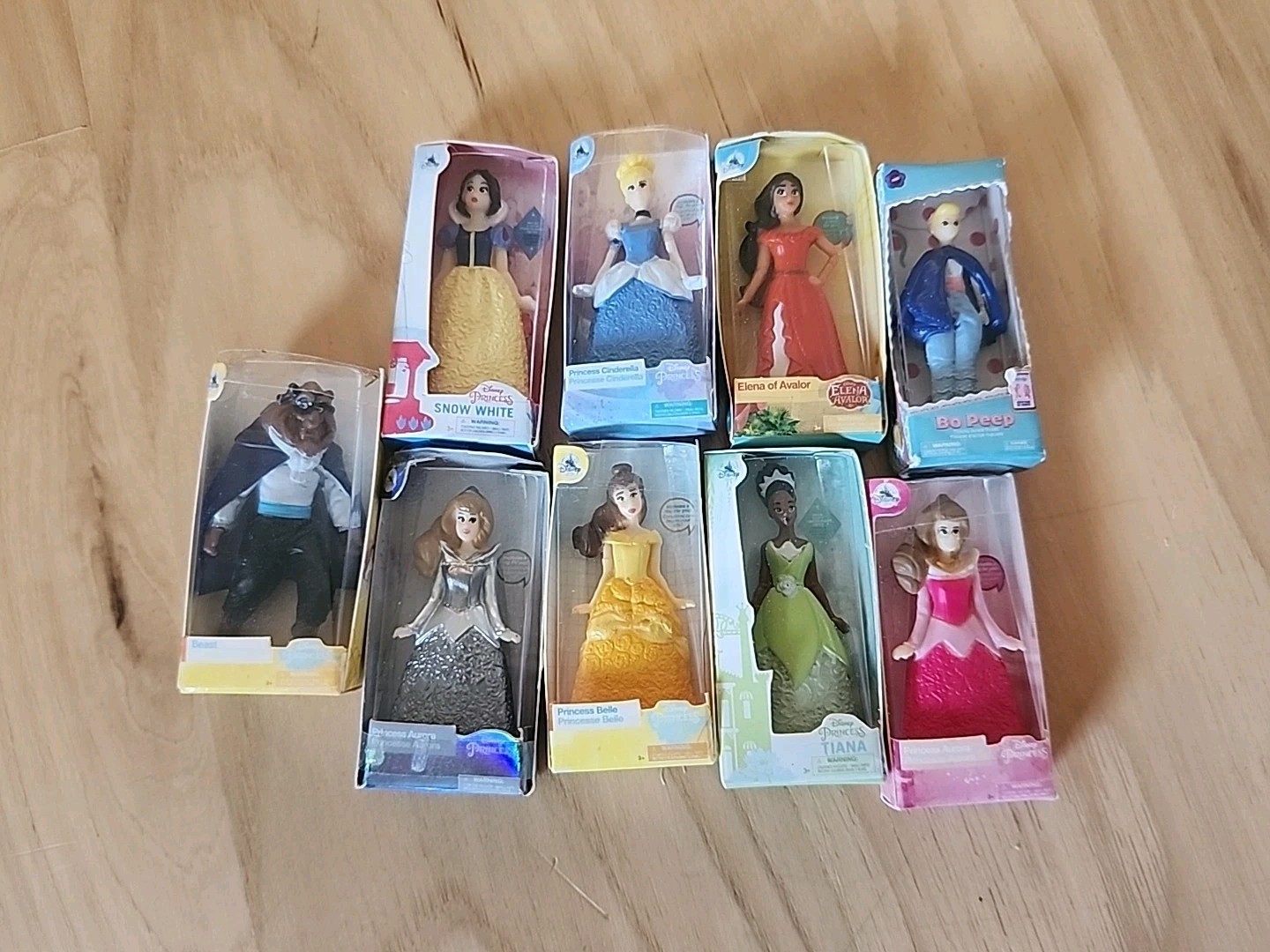 Zuru Disney Mini Brands Lot Of Princesses Prince Beauty And The Beast 9 Pc Lot