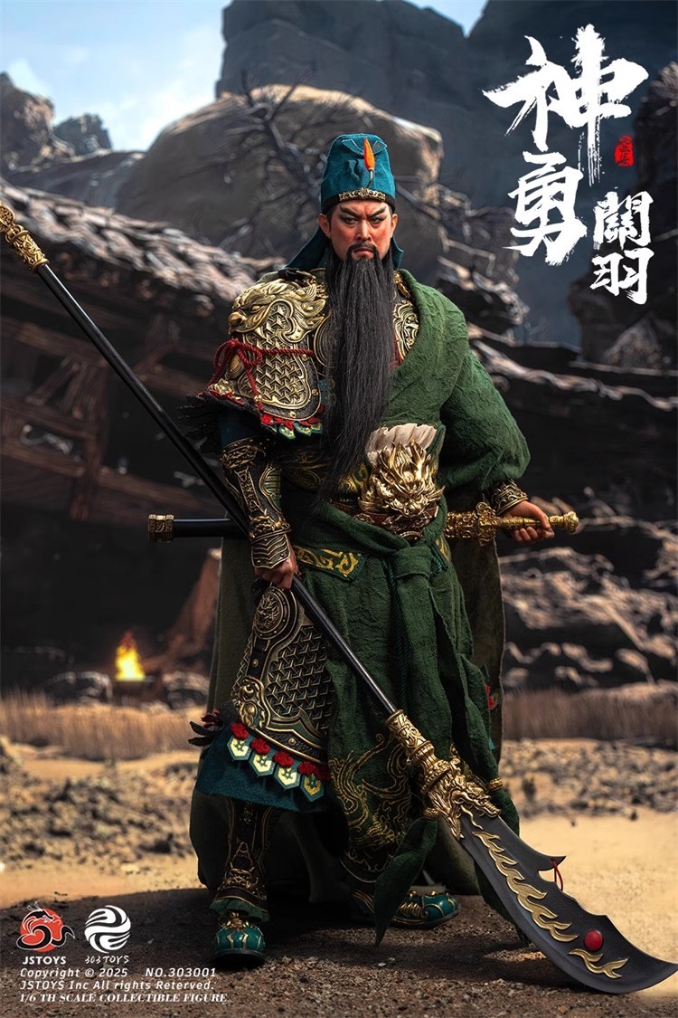 Ready! New 303TOYS X JSTOYS 303001 GuanYu 1/6 Action Figure Standard Version