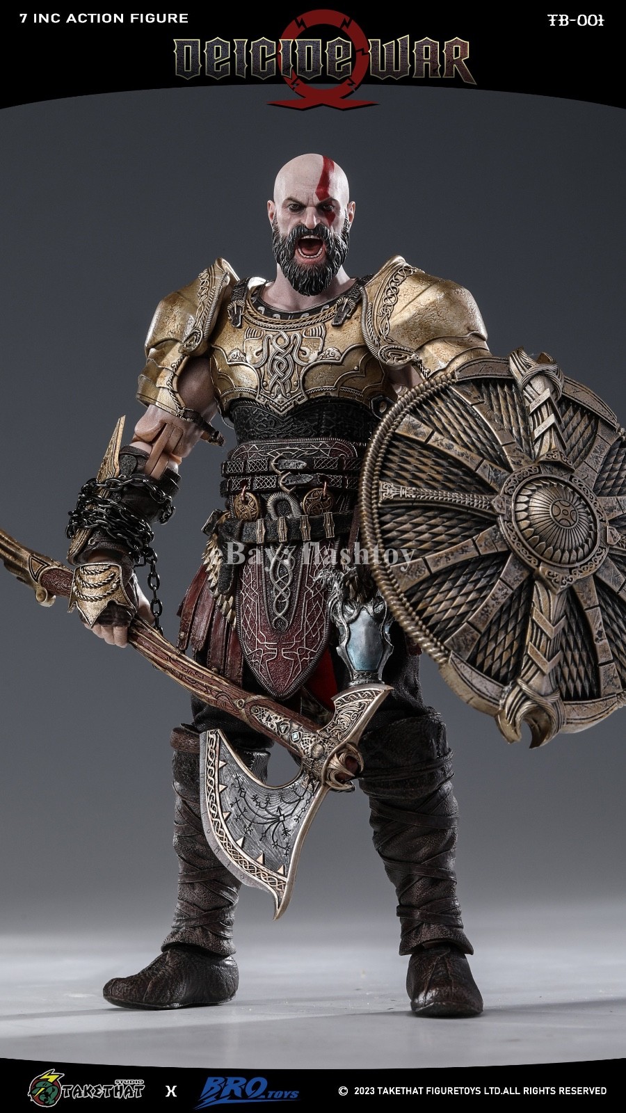 BROTOYS TB001 1/12 DEICIDE WAR Kratos 7″ Male Action Figure Model Deluxe Ver.