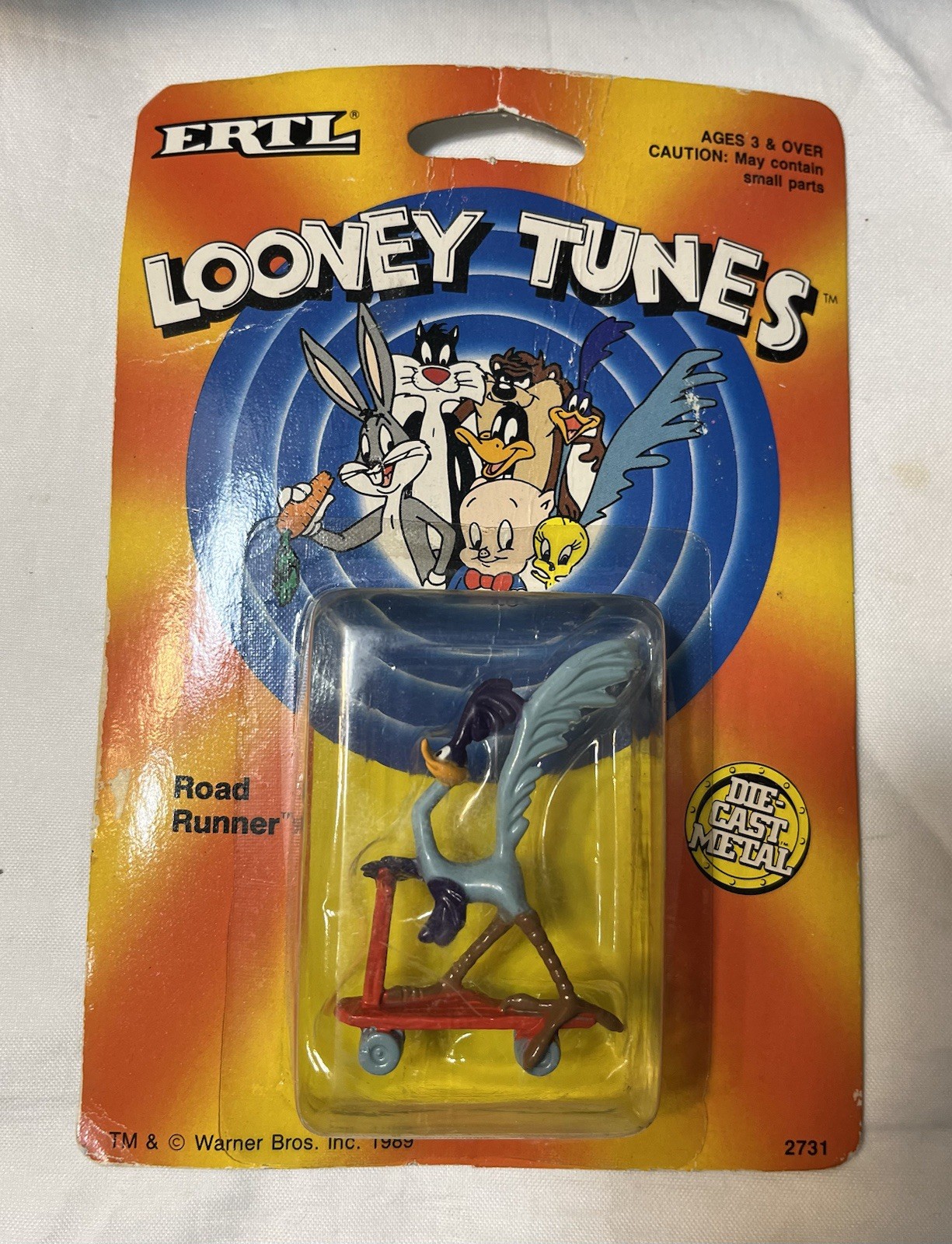 VINTAGE 1989 ERTL LOONEY TUNES WARNER BROS DIECAST METAL FIGURES SET SEALED