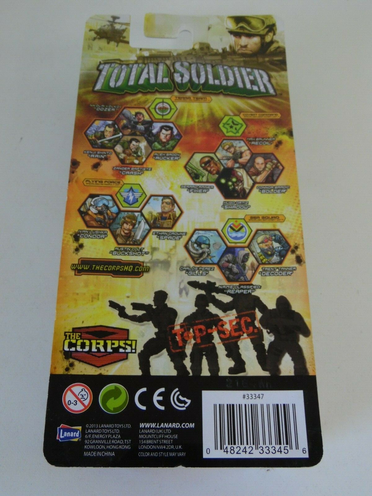 The Corps! Total soldier commando 3 3/4 inch action figure