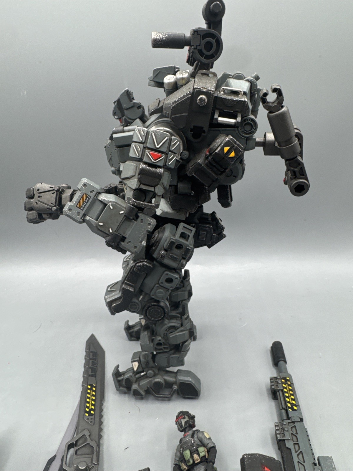 Open Box Joytoy JT0128 Steel Bone (Gray) 1/25 Mecha Action Figure US Seller
