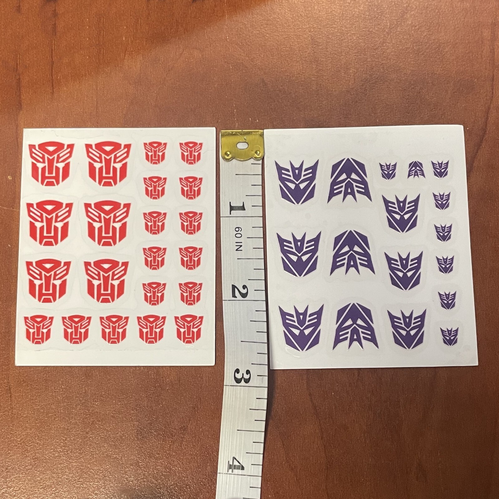 Autobot & Decepticons Transformers G1 Symbol Logo Sign Stickers Decals