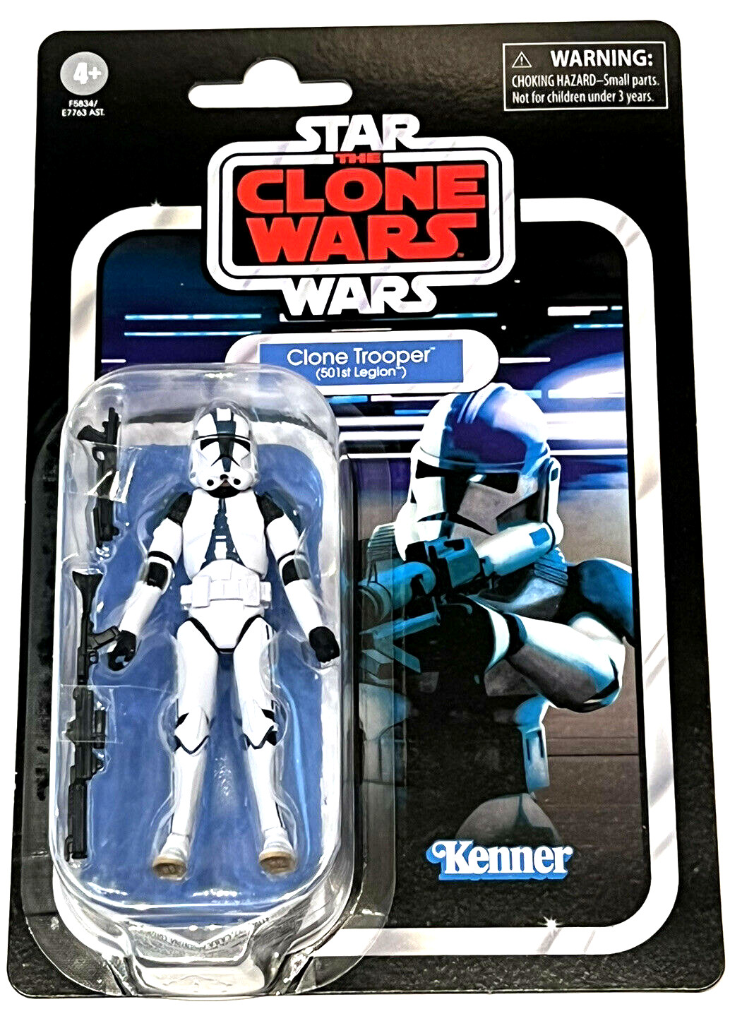 STAR WARS VINTAGE The CLONE WARS: CLONE TROOPER (501st LEGION) – VC240