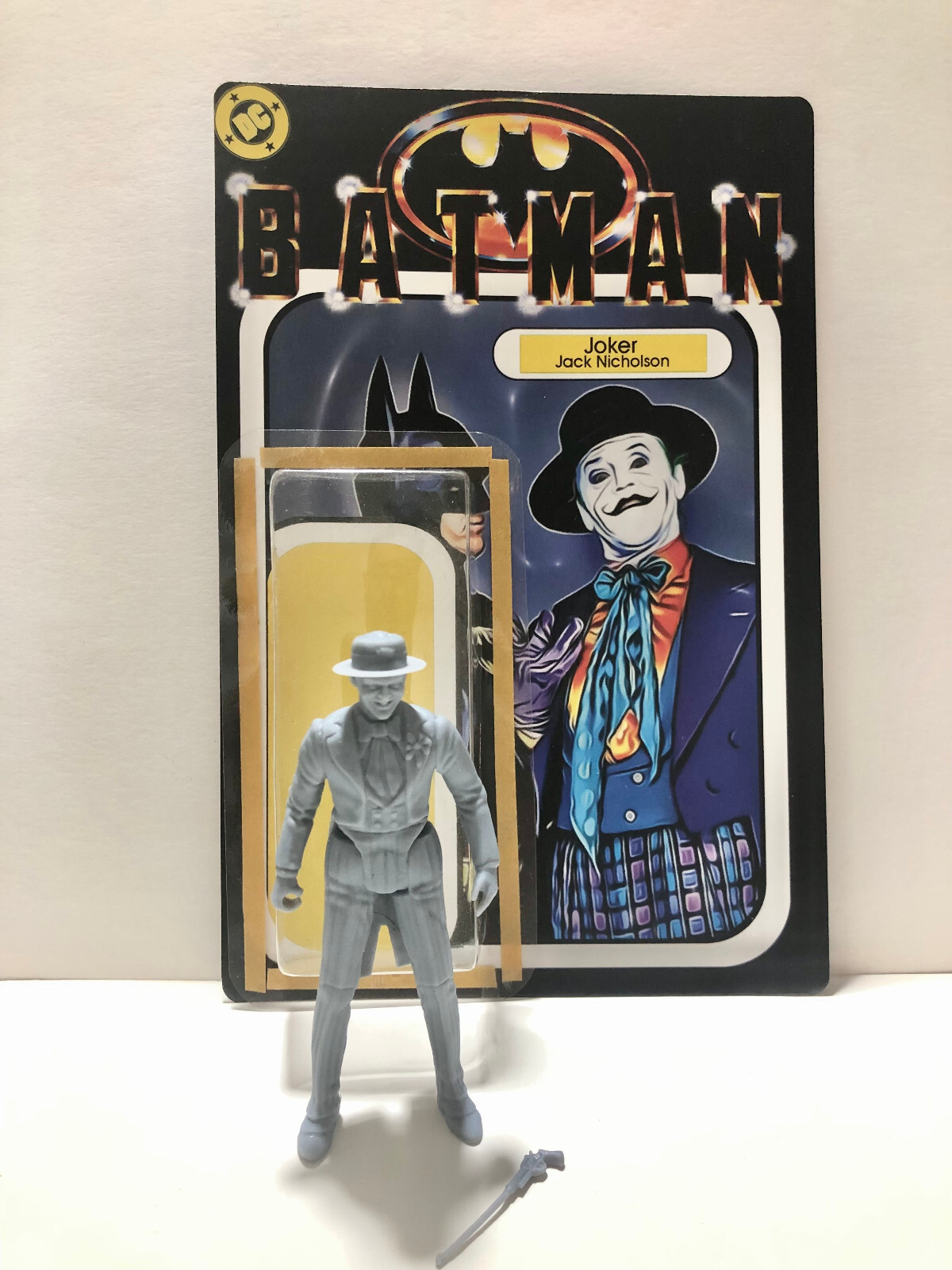 Super Powers BATMAN 1989 JOKER JACK NICHOLSON custom figure, blister