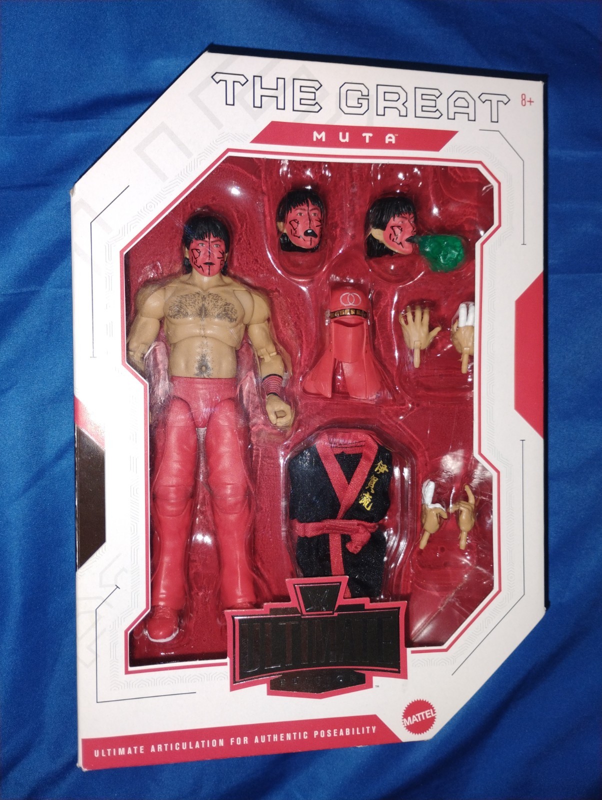 WWE Ultimate Edition Series 25 The Great Muta Red Tights Wrestling Figure