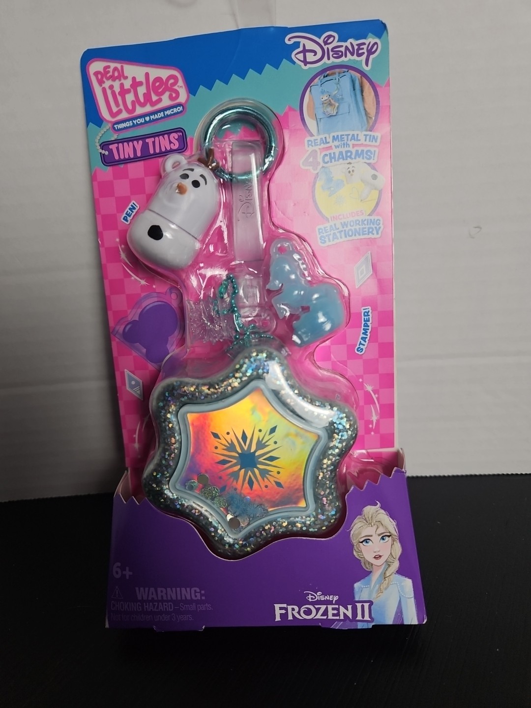 NEW REAL LITTLES Tiny Tins Series 7 Disney FROZEN II Olaf with SURPRISE Charm