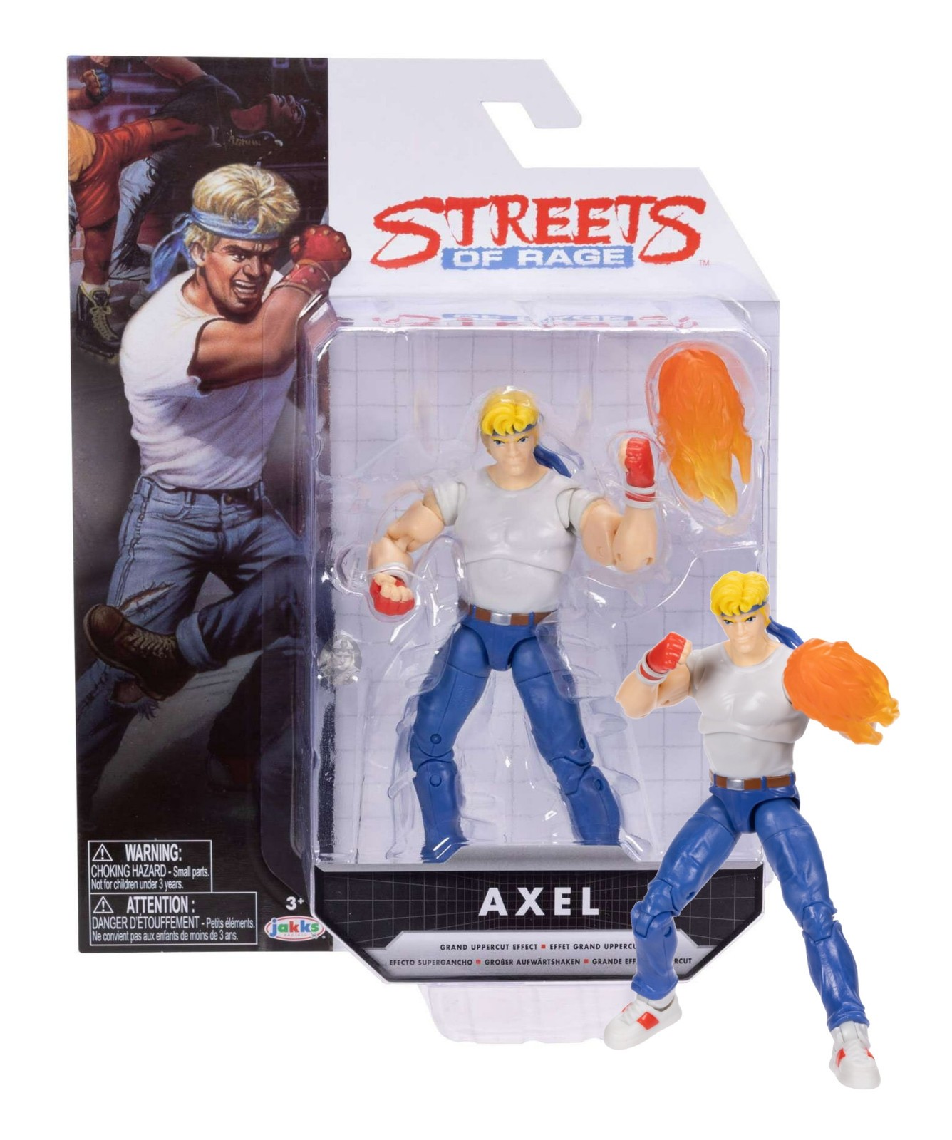 Sega Streets of Rage Rage Axel 5″ Figure Mint on Card