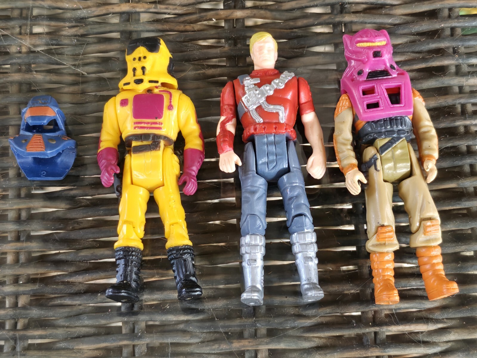 Lot 3 Plus MAYHEM Mask 1980’s KENNER M.A.S.K. VOLCANO MATT TRAKKER SATO TURNER