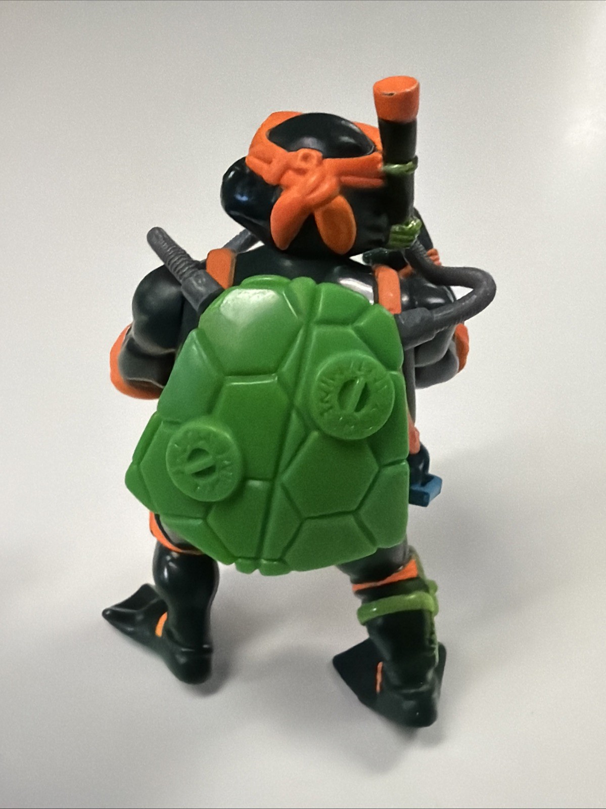 1992 Playmates Ninja Turtles Michelangelo Navy Seal Mike Belt Scuba Tank & Hoses