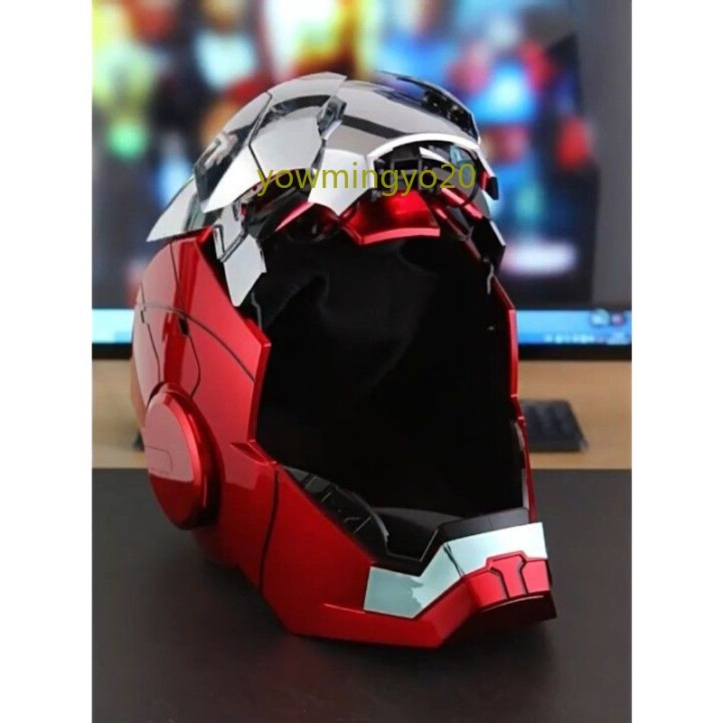 Autoking Iron Man MK5 Helmet Electronic Voice Activated Open&Close Mask 1:1 Prop
